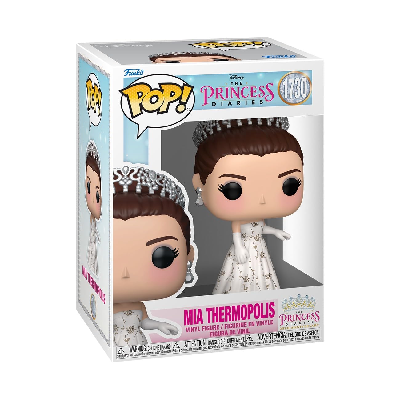 Funko Pop! Disney: The Princess Diaries - MIA Thermopolis - Coronation Dress - Figura de Vinilo Coleccionable - Idea de Regalo - Mercancía Oficial - Juguetes para niños y Adultos