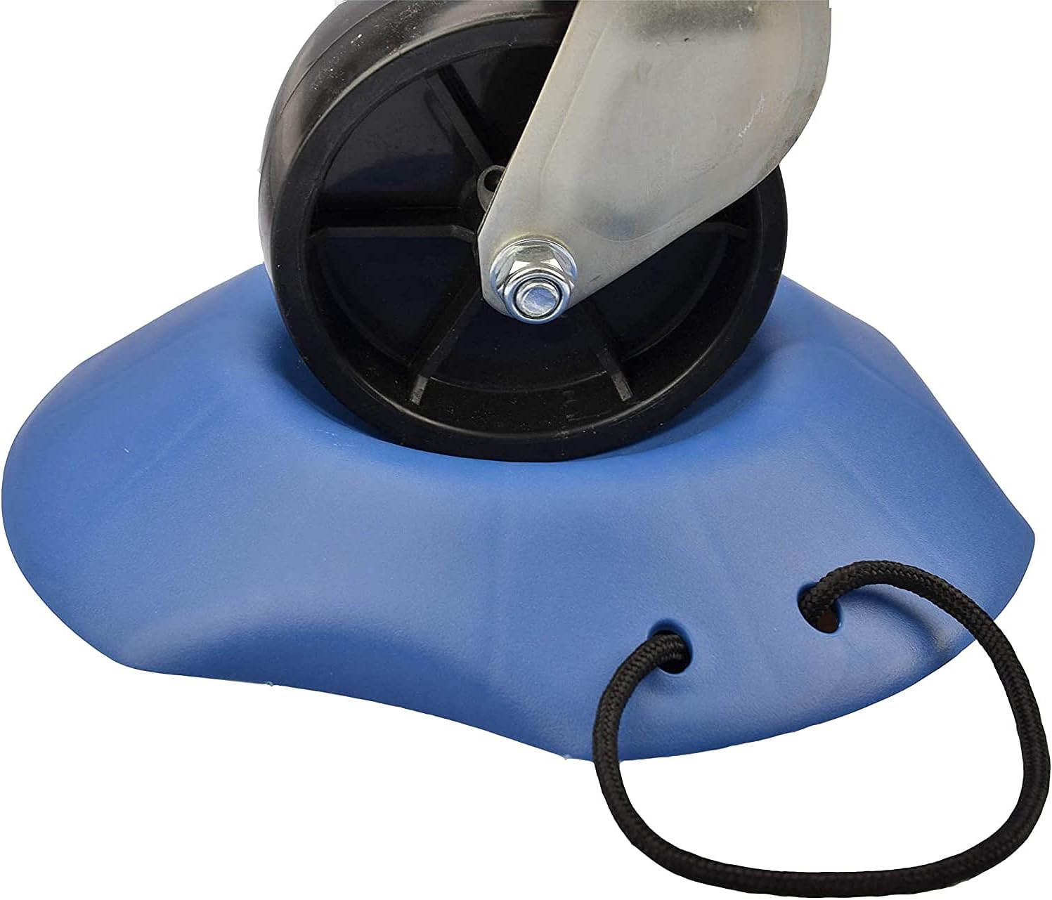 Fydun RV Trailer Heavy Duty Wheel Dock with Rope Handle for Trailer Tongue Jack Wheel, Wheel from Movement or Sinking into Dirt or Mud, Blue