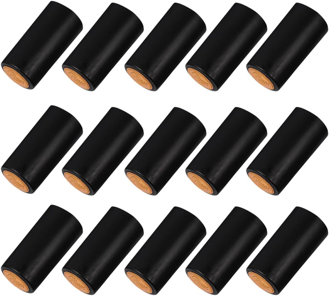 Luxshiny 200pcs Wine Cap Flask Cap Pvc Shrink Capsules for