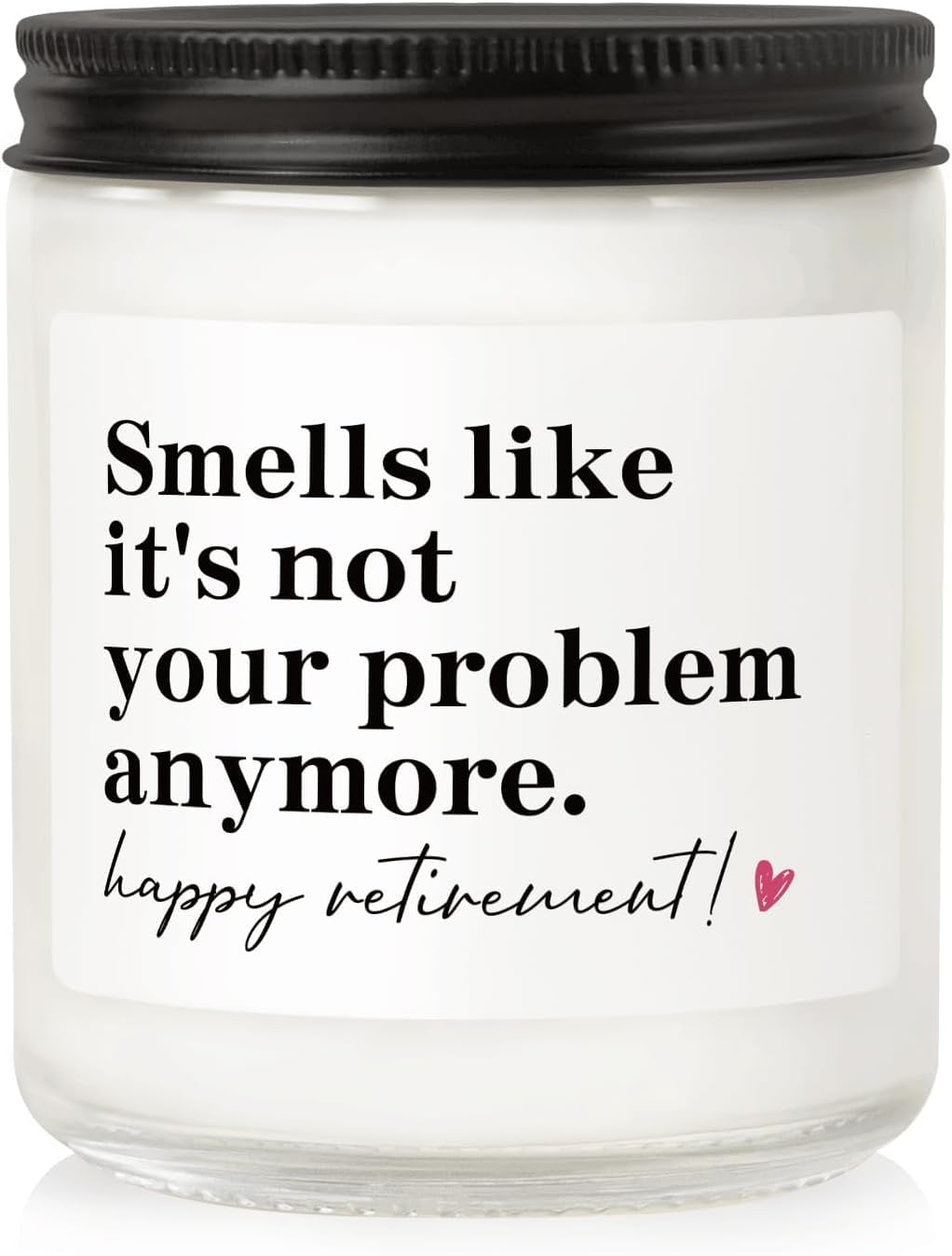 Smells Like Not Your Problem Candle, Retirement Gifts for Women Men, Happy Retirement Gifts Candle, Farewell Going Away Present, Goodbye Gift for Colleagues, Coworkers, Friends, Boss