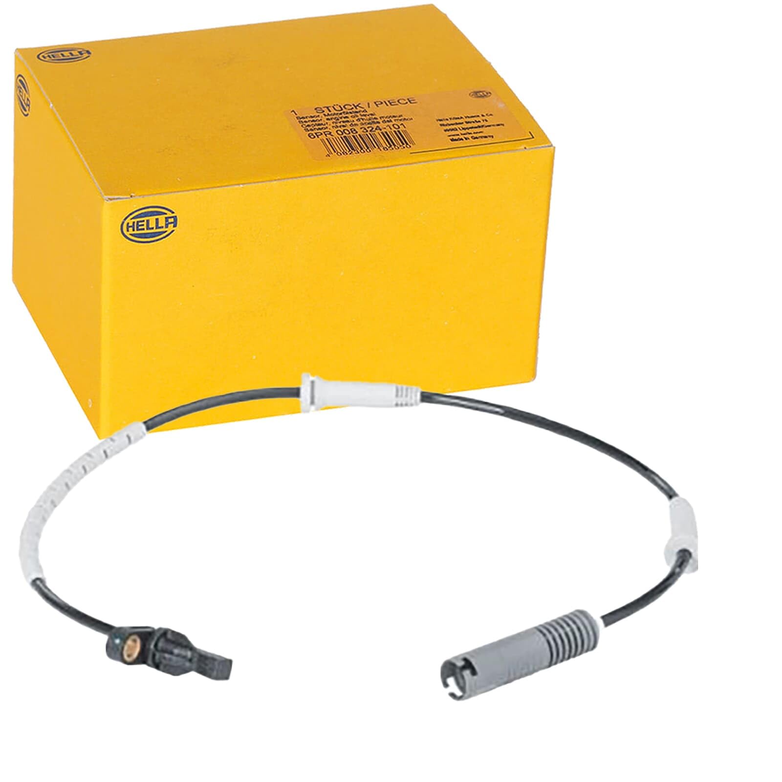 HELLA 6Pu 012 679-881 Capteur, Vitesse De Roue - 2Pôle - Essieu Avant - Câble: 585Mm | Compatible avec: BMW 1, 1, 1 Cabriolet, 1 Coupe, 3, 3 Cabriolet, 3 Coupe, 3 Touring