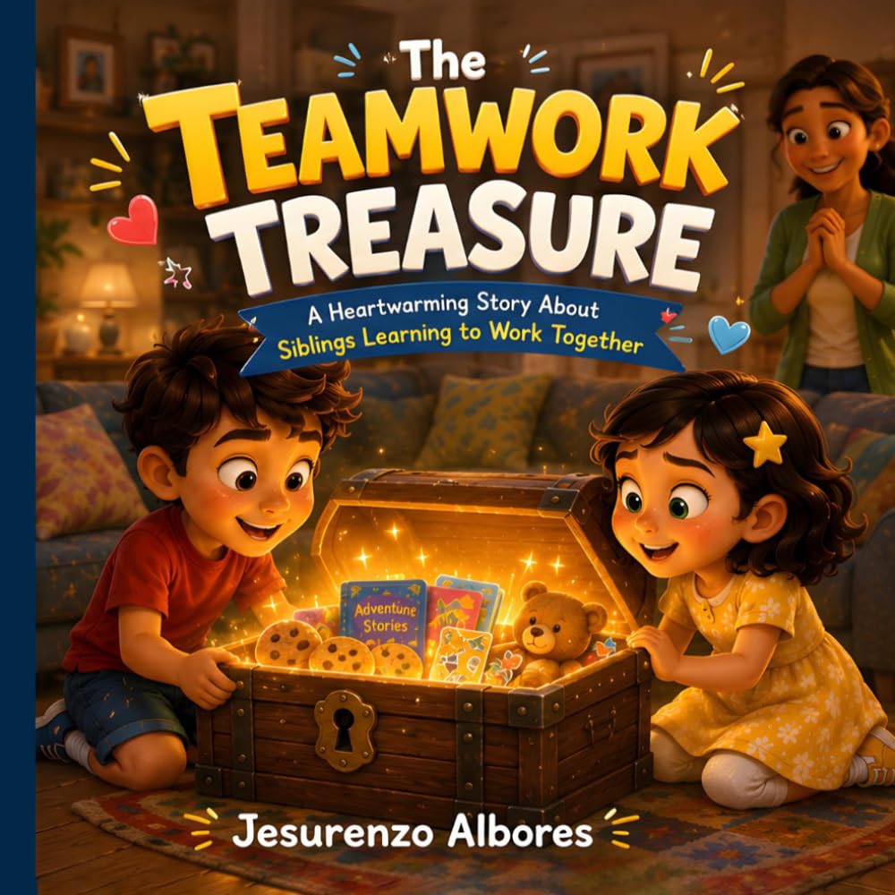 The Teamwork Treasure: A Heartwarming Story About Sibling Teamwork, Cooperation, Friendship, Kindness, Problem Solving, Communication, Family Values, ... Intelligence, and Learning to Work Together