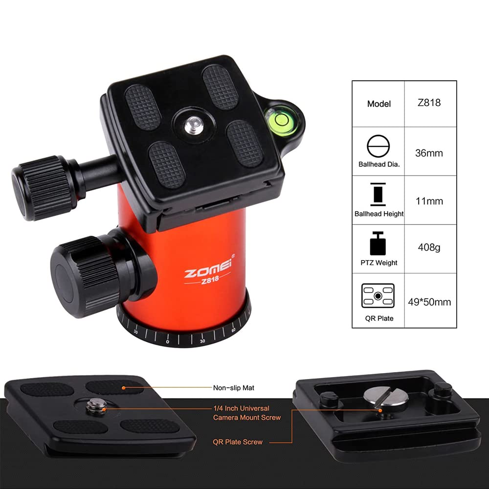 Amazon | Zomei Z818 レバー式三脚・一脚 4段カメラ用三脚キット