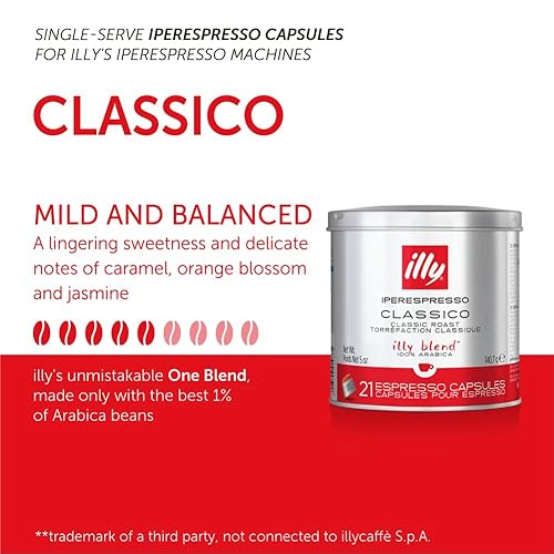Miniatura 3 de Illy iperEspresso Cápsulas Café medio Tostadotueste medio, 5 onzas, 21 unidades Cápsulas