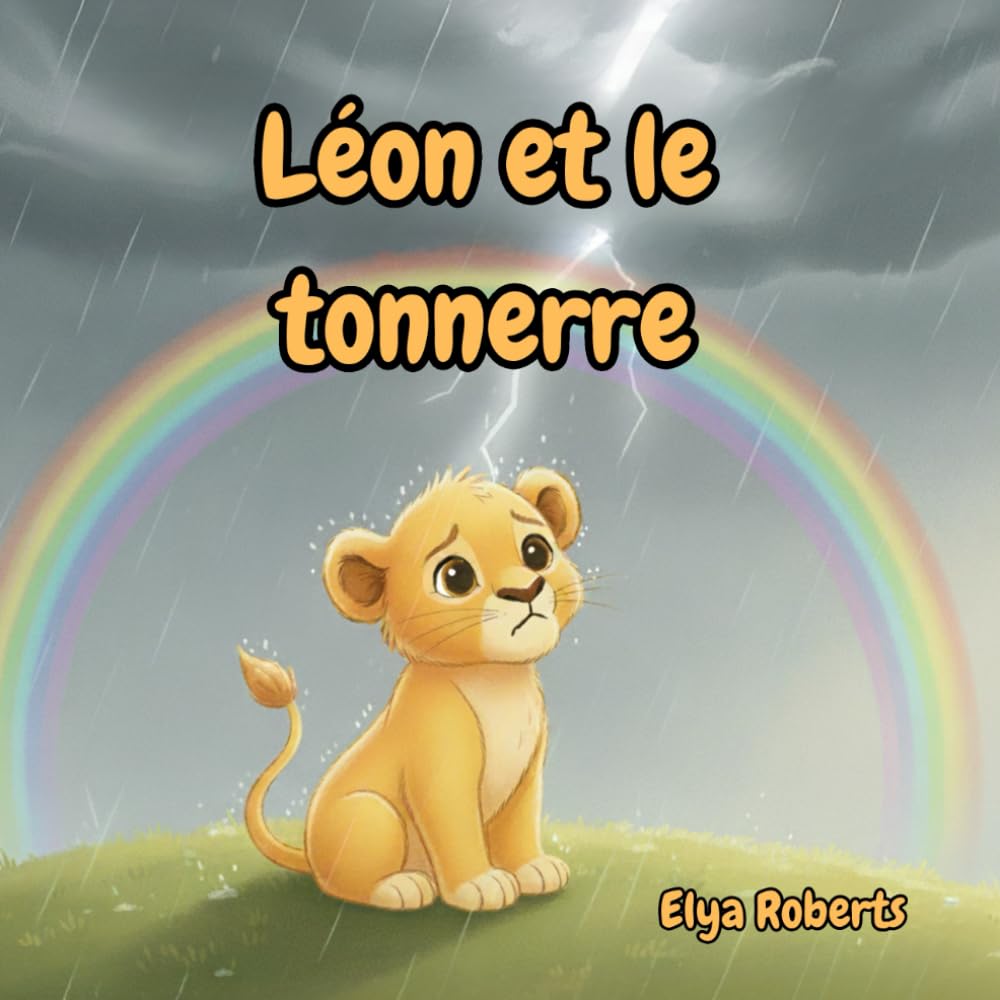 Léon et le tonnerre: Une histoire douce pour aider les enfants à surmonter la peur de l'orage et gérer leurs émotions - Livre illustré 3-8 ans