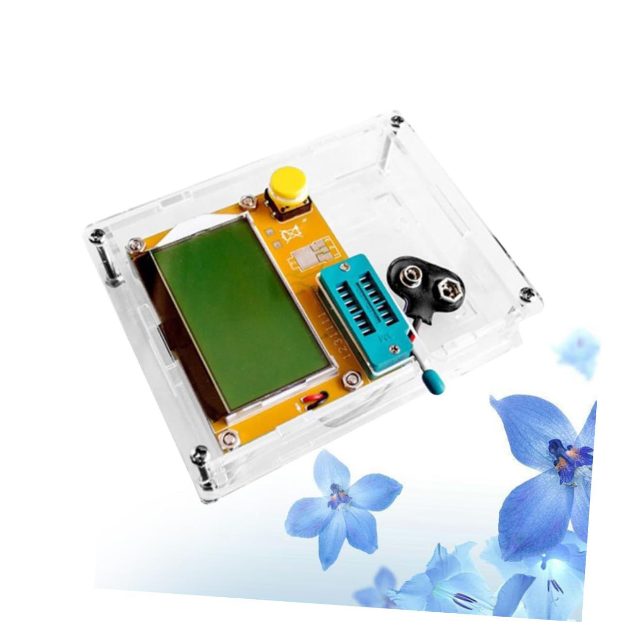 Gatuida 1juego Medidor Digital De Inductancia y Resistencia Función De Autocalibración y Detección De Componentes Electrónicos Para Técnicos y Electrónica