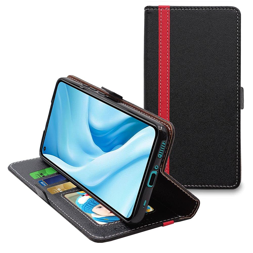 Custodia A Libro EbestStar Per Xiaomi Mi 11 Lite Con Portafoglio E Vetro Temperato Inclusi - copertina