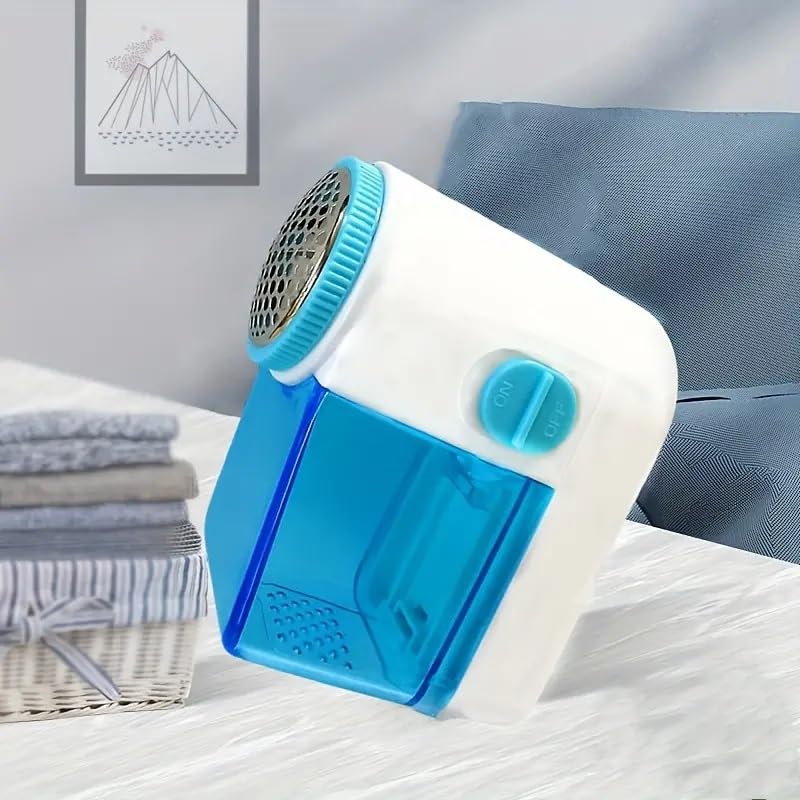Portable Lint Remover for Clothes and Furniture, Fabric Shaver,Fabric ball remover, clothes ball remover. Battery Powered, Hairball Trimmer.Fabric Shaver. Extra brush included for cleaning the gadget