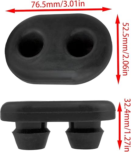 Miniatura 4 de Lovelysp - Pies enfriadores de goma antideslizantes para pies de goma antideslizantes de repuesto para 45 cuartos de galón, 65 cuartos de galón, 110