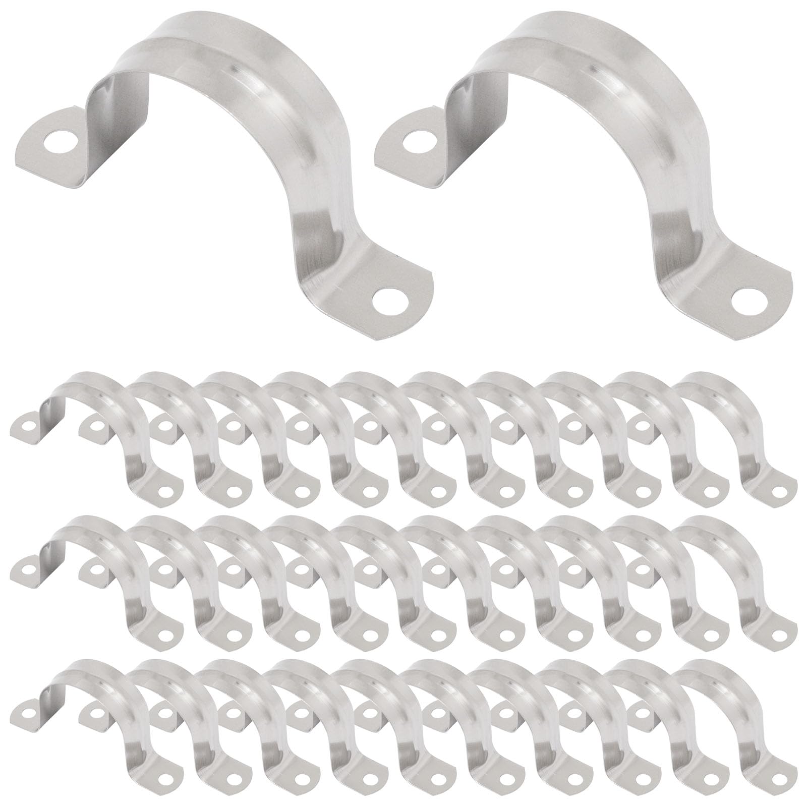 Morsetto A U In Acciaio Inox, Fascetta Semicircolare Per Tubo Aria Semicircolare Raccordi Per Tubi Dellacqua 32 Mm 88033891