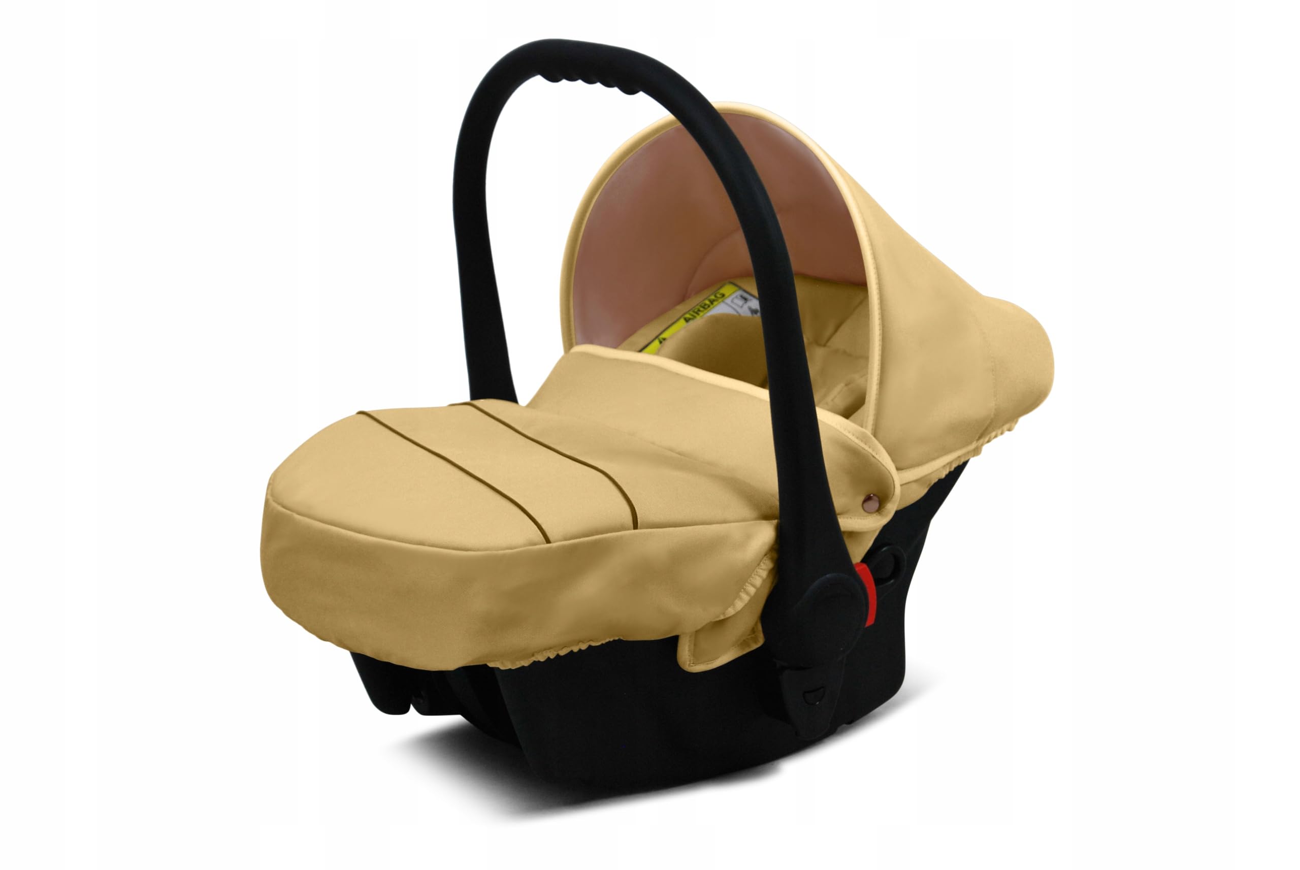 BabyLux® Bambini Passeggino per gemelli Completo Set 3 in 1 - Duo | Beige - incl. Navicella, Canna, Seggiolino Auto - Carrozzina Neonati Sistema Combinato - con Borsa fasciatoio, Copertura antipioggia