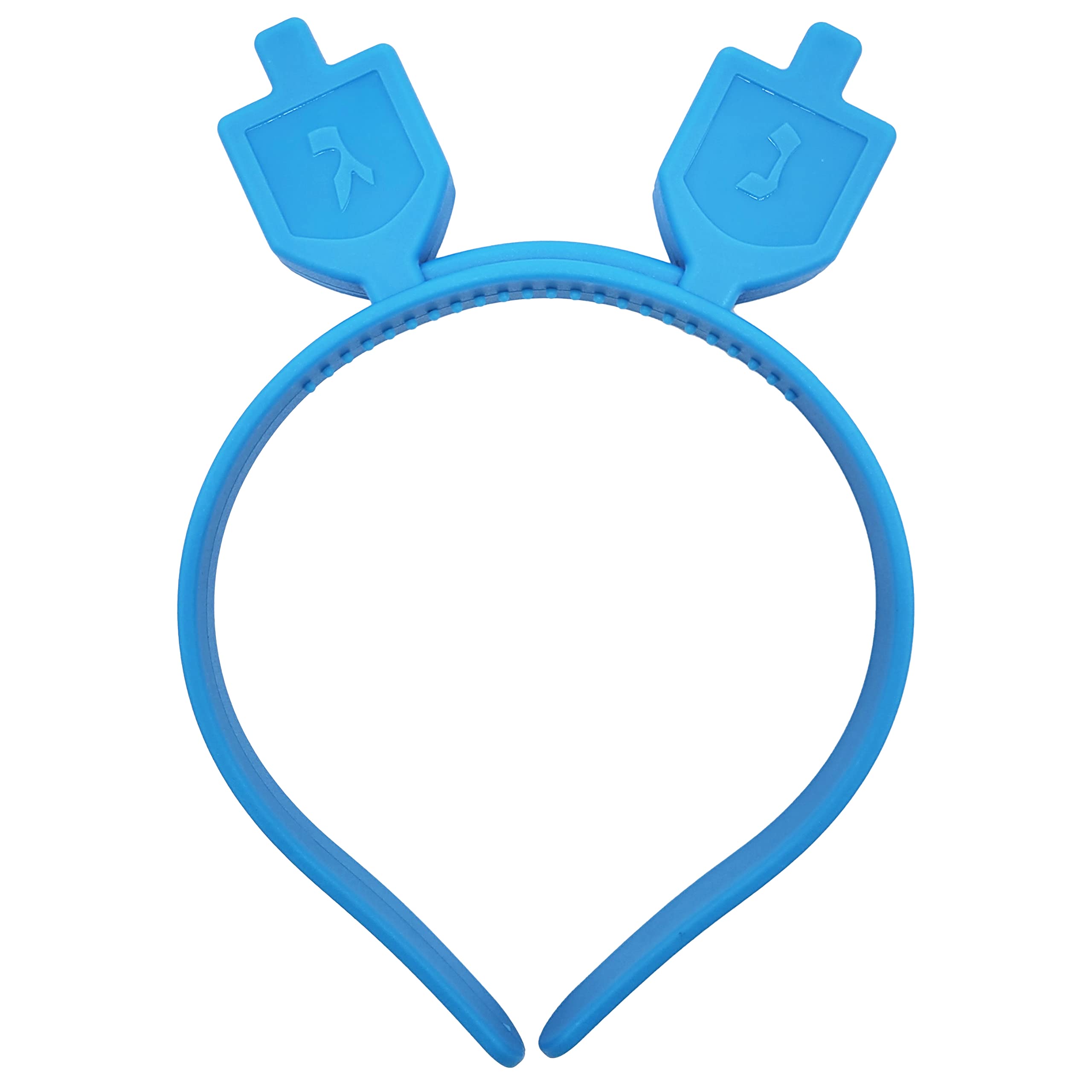 The Dreidel Company Hanukkah Headband - Light Up Flashing Menorah & Dreidel - Glow In The Dark Decoration - Great For Hanukkah Party (Single)