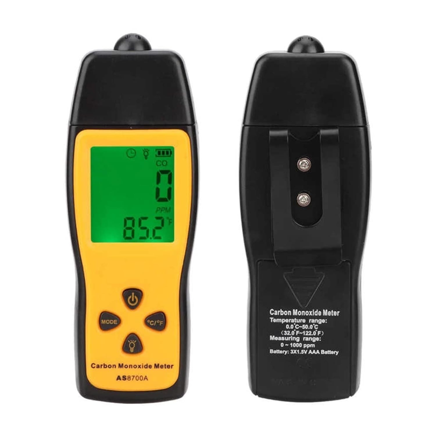 Handheld Carbon Monoxide Meter High CO Gas Tester Monitor Detector Gauge Analyzing Tools