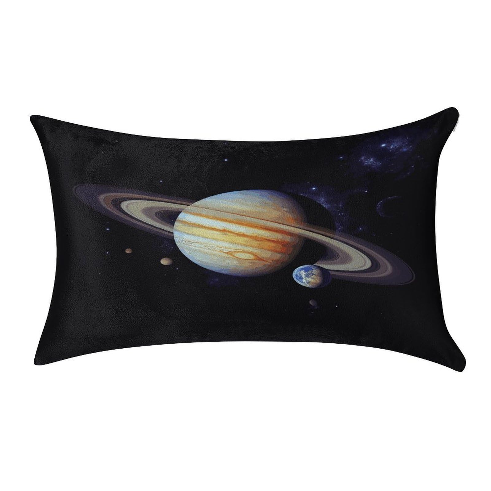 MUSM Planet Jupiter Pillow Case 12"X20" Luxury Velvet Throw Pillow Cover Fade Resistant Cozy Soft Pillowcases Pillow Protector Pillow Shams Lumbar Pillow Shells for Home&Gifts