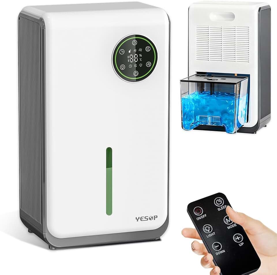 Yesop Desumidificadores Com Tela Digital Eletrico Desumidificador 2000ML Yesop