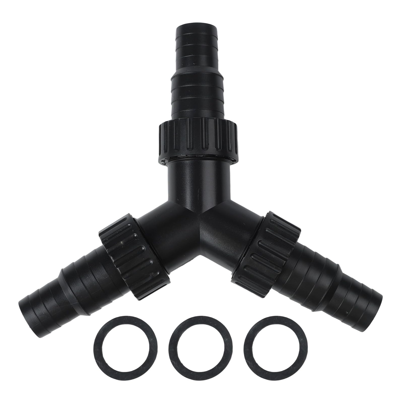 Adjustable Pond Hose Splitter Y Valve Connector Water Distributor for Pumps Waterfalls Filters 20mm 25mm Diameter(01)