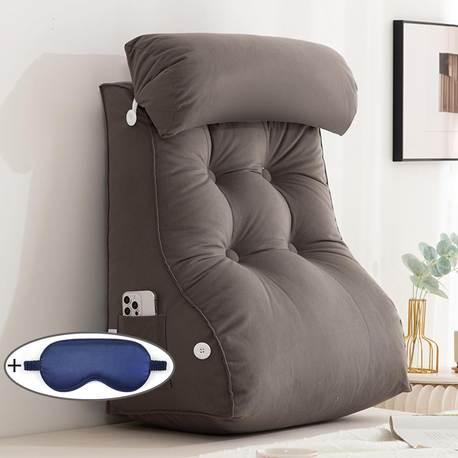 Coussin de lecture douillet pour des moments de détente