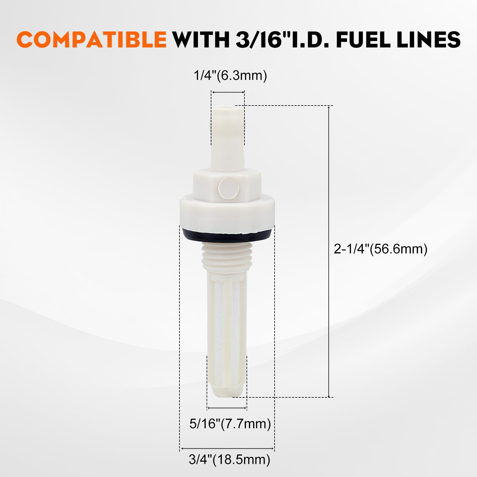 Amazon.com: HIPA GX340 Gas Tank Joint Fuel Filter for Honda GX200