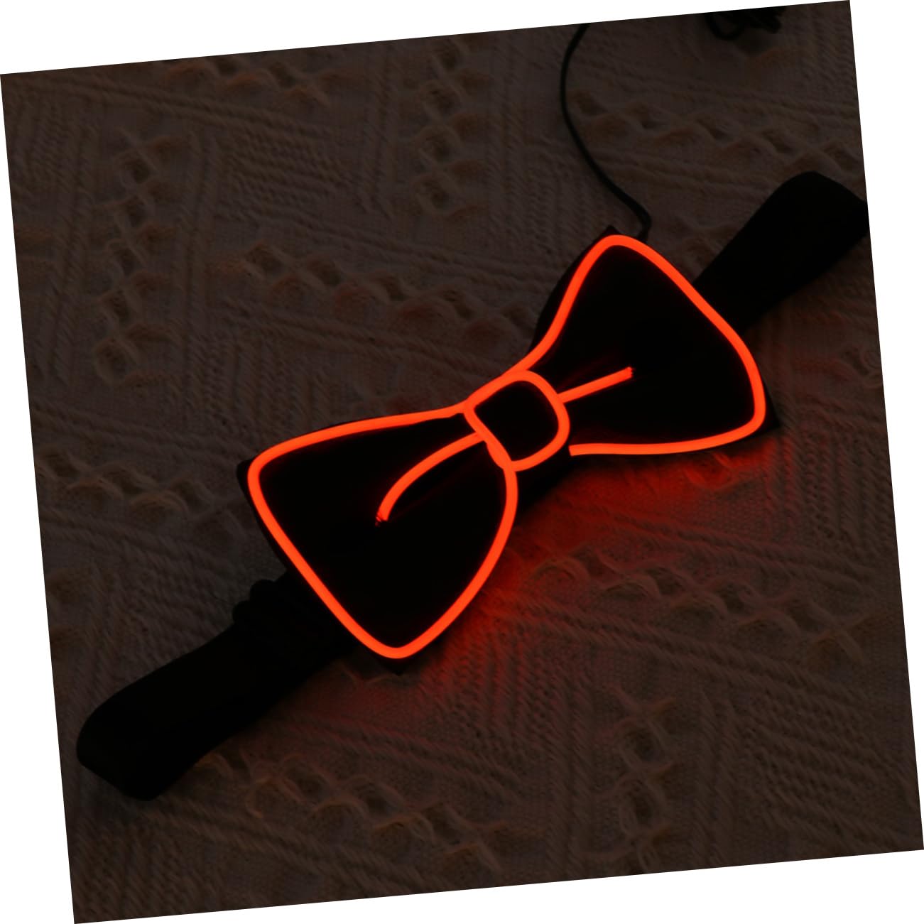 pajarita brillante de graduación pajaritas LED accesorios decoración para halloween decoración hallowen decoración de corbata de fiesta corbata intermitente Green