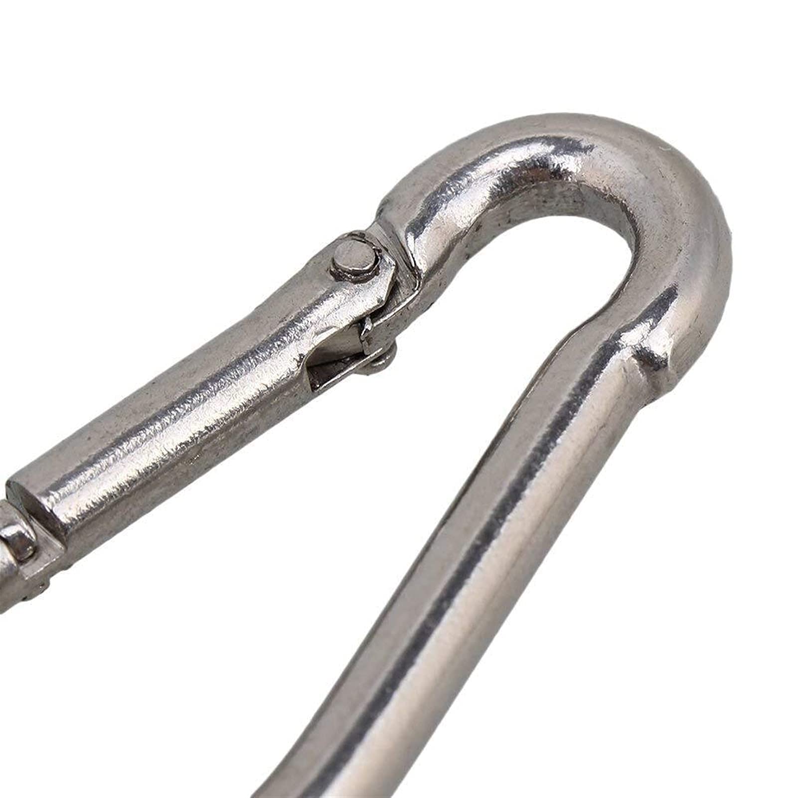 Moschettone Multifunzionale con moschettone, Portachiavi con Clip in Acciaio Inossidabile, Campeggio, Pesca, Escursionismo, Viaggi, Portachiavi, Strumenti Hardware
