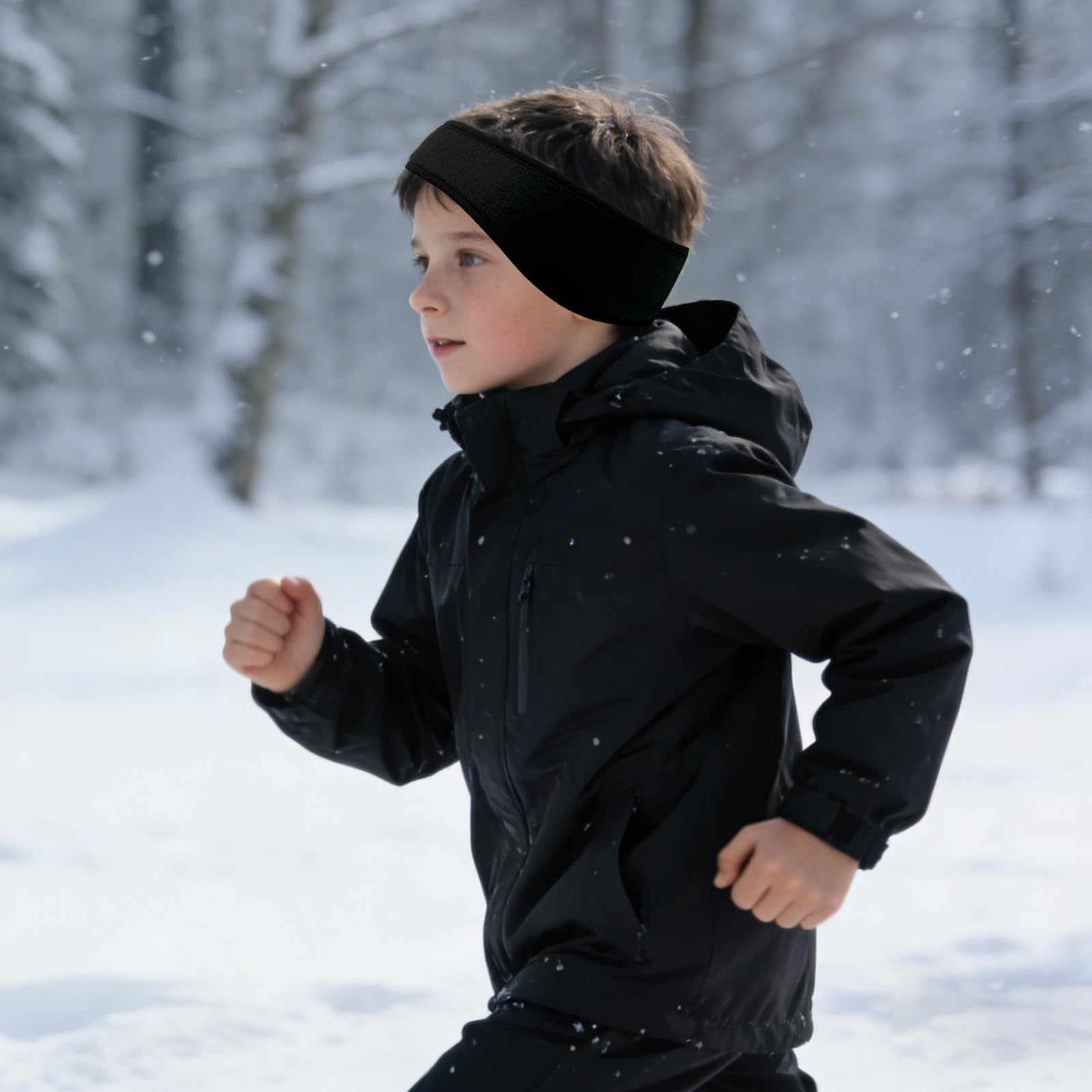 6 orejeras para niños, diademas, calentadores de orejas de invierno para niños y niñas, diademas de invierno para deportes al aire libre, correr, senderismo, ciclismo, tenis, trotar