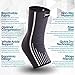 MARAKYM Ankle Support Compression Socks & Straps | Foot Wrap Support for Men & Women | Ankle Brace for Sprains, Achilles Tendonitis, Plantar Fasciitis, Injury Prevention, and Pain Relief - 1 Pair