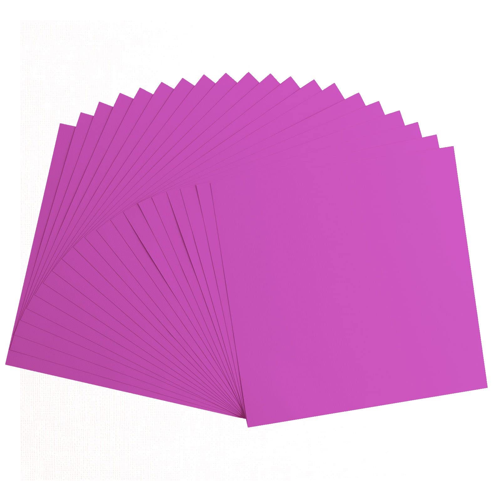 Florence Cardstock Textured, Coloured Card Making Supplies 12 x 12 inch, Purple, 20 Sheets - Image 3