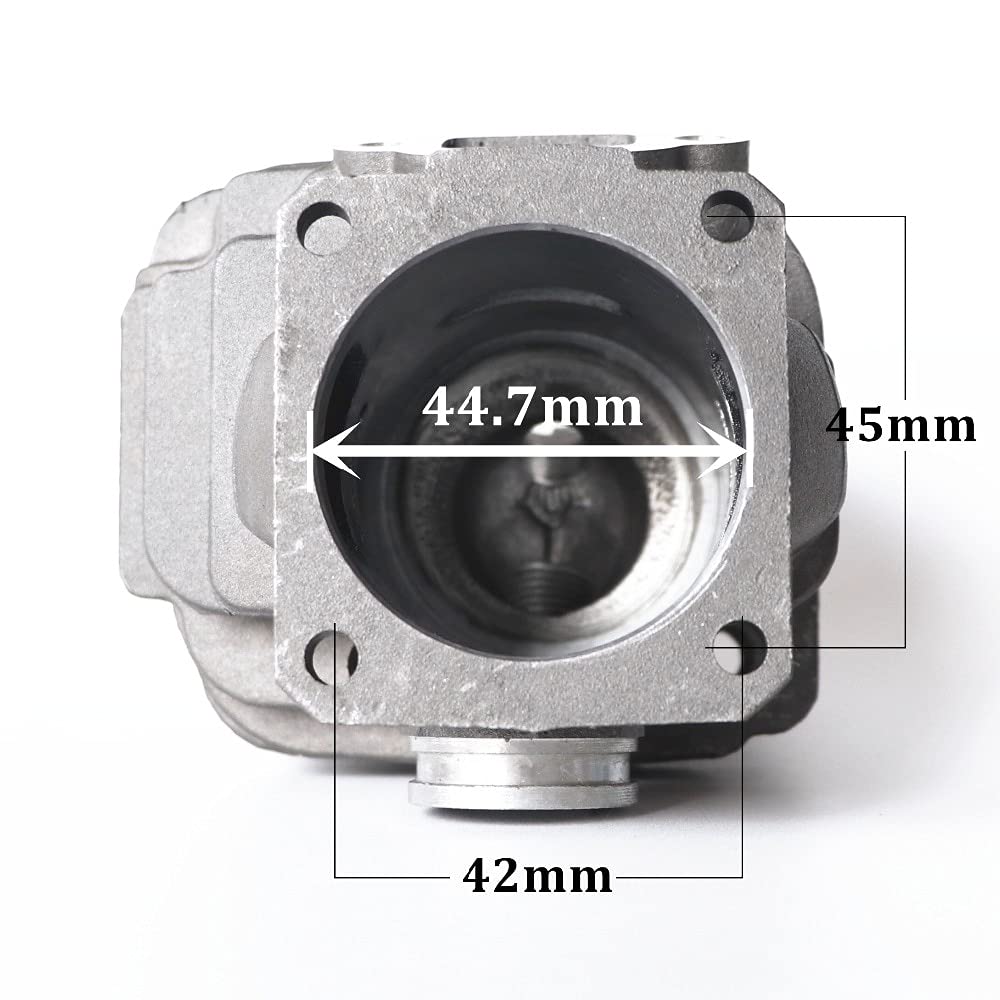 UNARAY Anillo de Pasador de pistón de Cilindro de 44,7mm Apto for Piezas de Motosierra Stihl 026 MS260 260