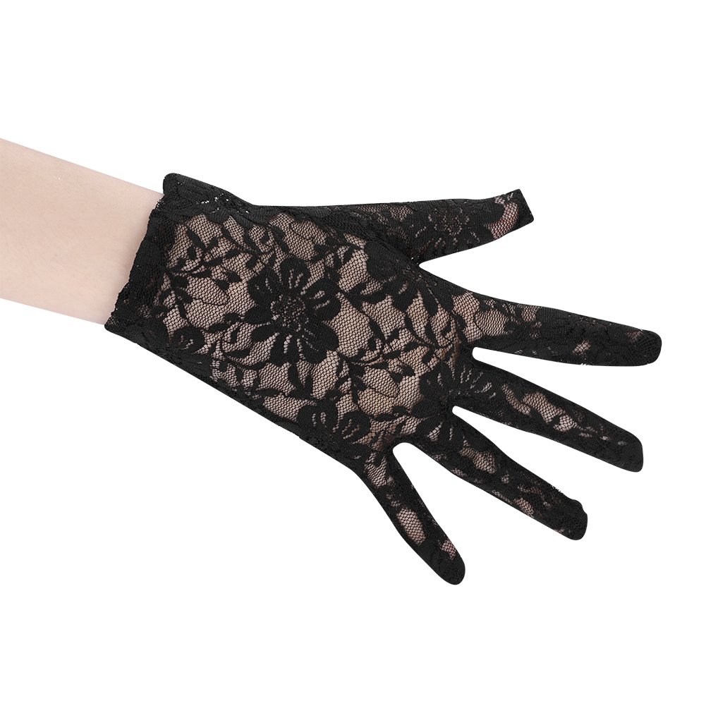 Spitzenhandschuhe Fingerlos – Elegant In Weiß Oder Schwarz – Perfekt Für Hochzeit, Oper & Festliche Anlässe