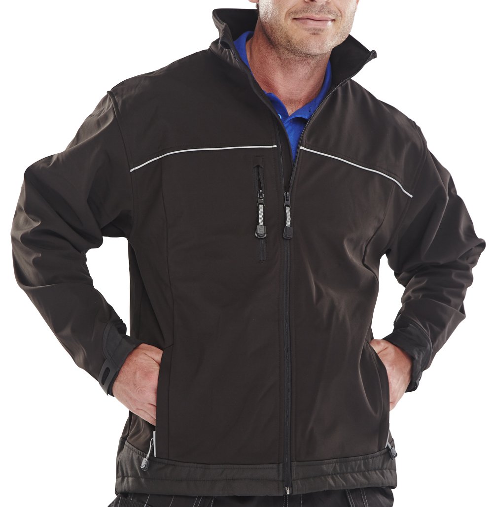 SOFT SHELL JACKET BLACK XXXL