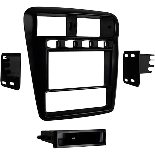 Metra 99-3311B Single/Double DIN Dash Installation Kit for Select 1997-2002 Chevrolet Camaro (Black)