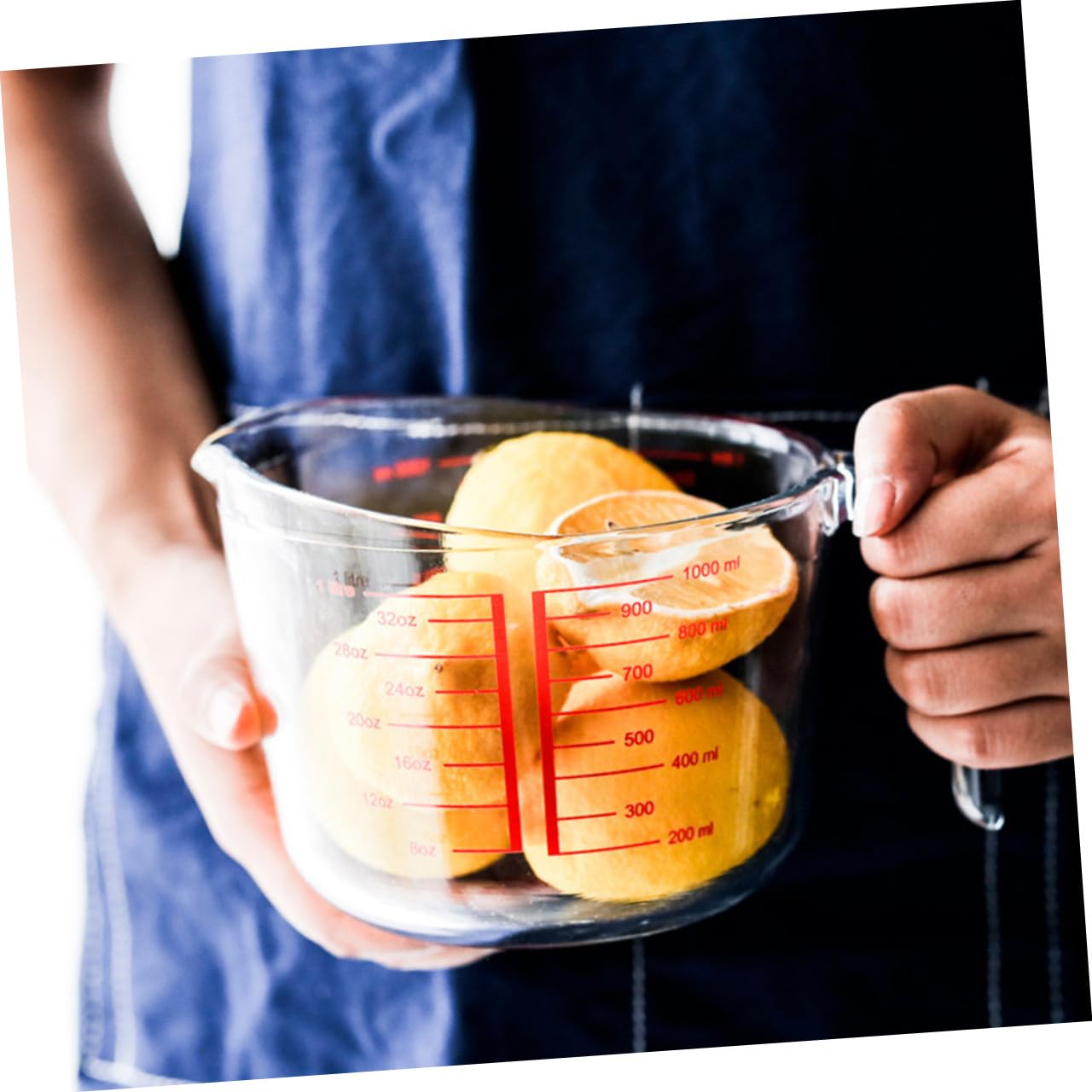 Beaupretty Tasse à Mesurer Graduation Précise en Verre Trempé Transparent 1pc Résistante la Chaleur pour Usage Domestique et Pâtisserie