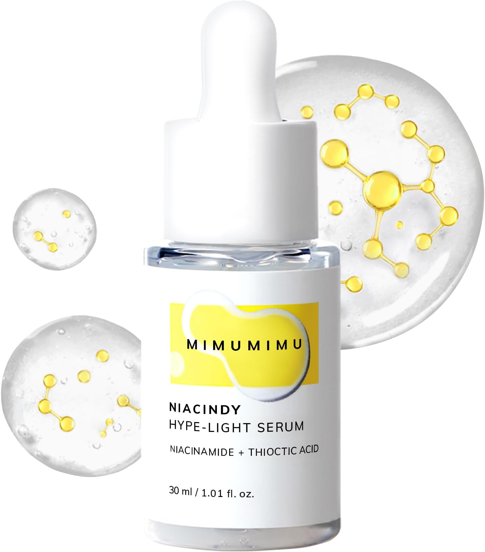 MIMUMIMU Dark Spot Remover Serum for Face | Korean Clinic Skincare - Thioctic Acid 0.01% & Niacinamide 5% | Spot Treatment for Melasma, Hyperpigmentation, Discoloration, Acne Scars | 30ml/1.01 fl.oz