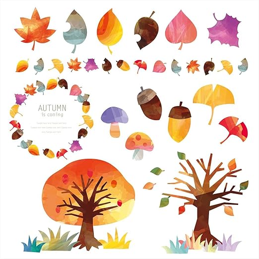 Amazon ウォールステッカー 飾り 400 900mm シール式 装飾 おしゃれ 壁紙 はがせる 剥がせる カッティングシート Wall Sticker 雑貨 Diy プチリフォーム パーティー イベント 秋 季節 どんぐり ウォールステッカー オンライン通販