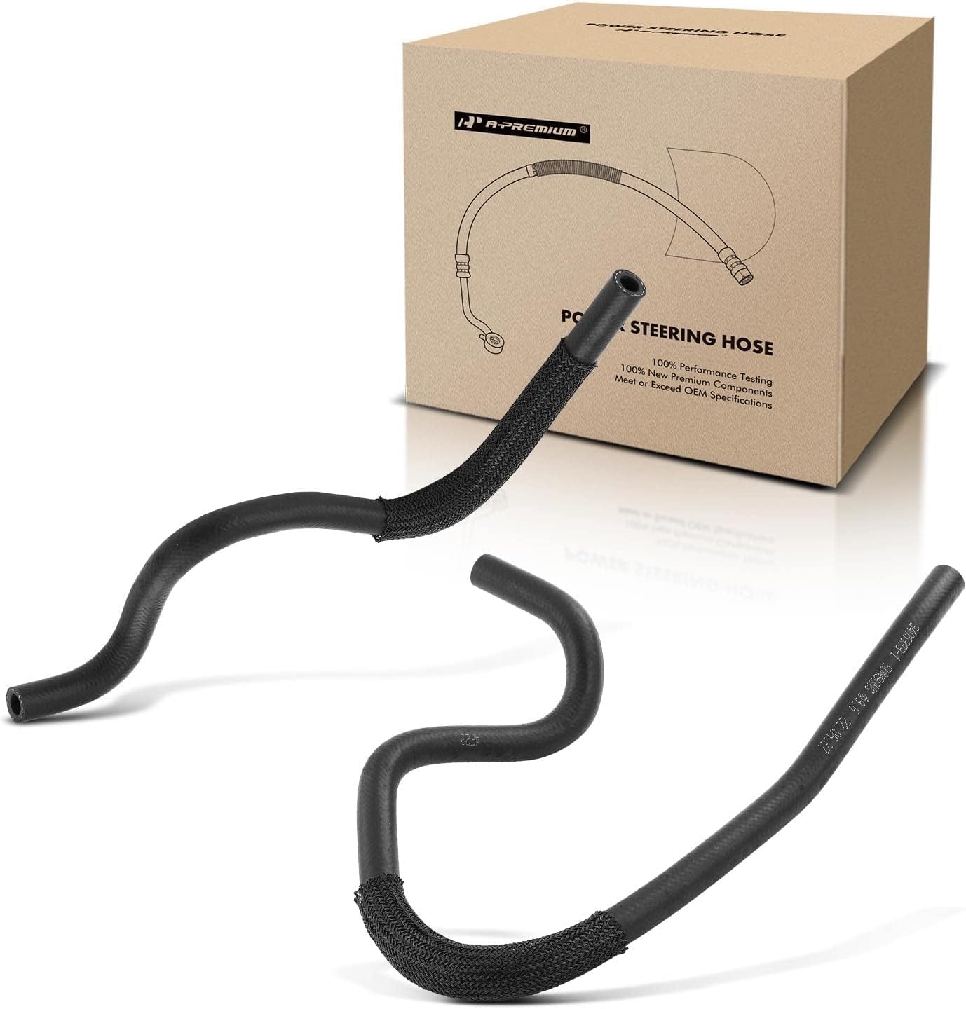 A-Premium Power Steering Hose Return Line Hose Assembly Compatible with Nissan Frontier 2005-2017, Pathfinder 2005-2012, Xterra 2005-2015 2-PC Set