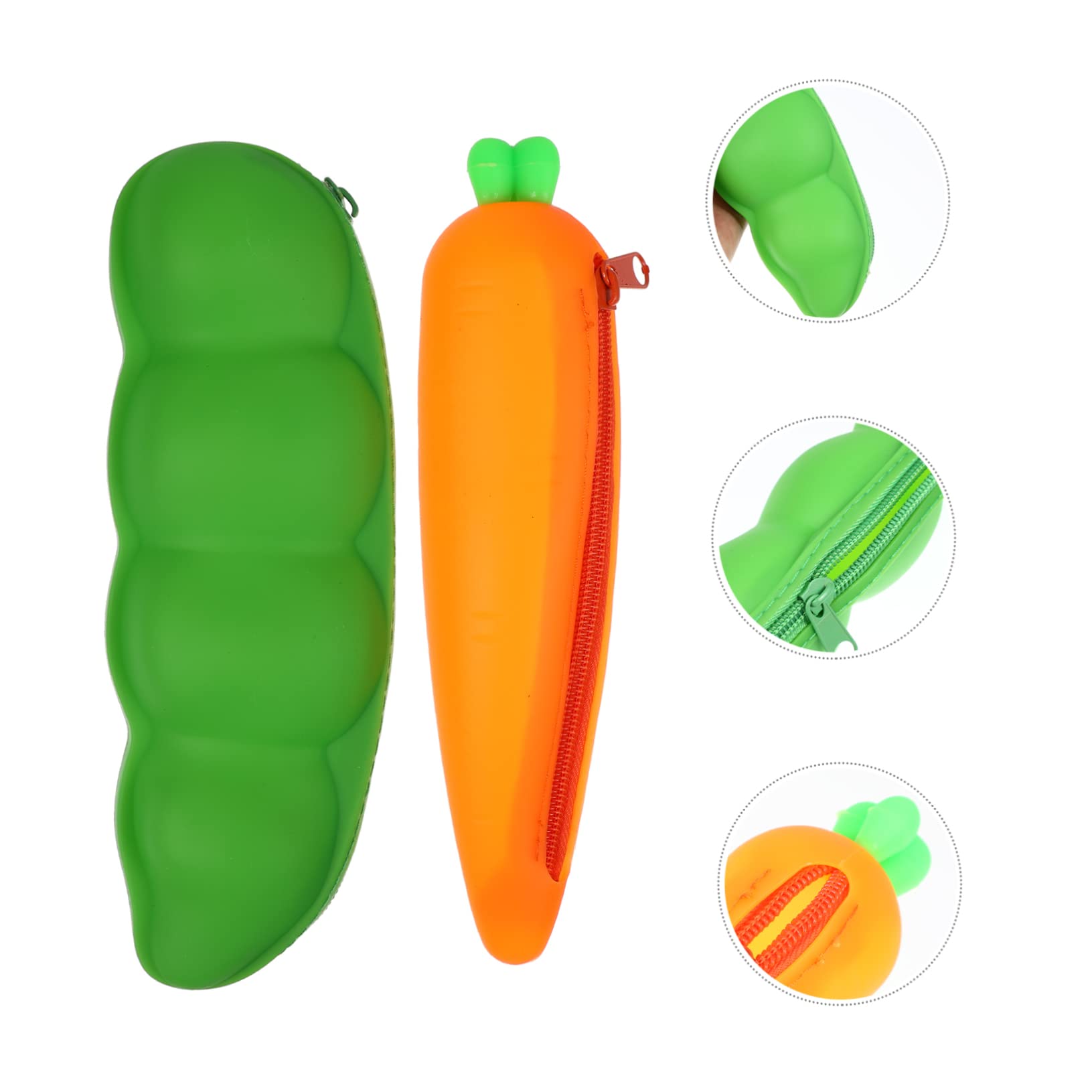 STOBOK 6pezzi Astuccio Portapenne Silicone Organizzatore Per Cancelleria Capacità Per Scuola