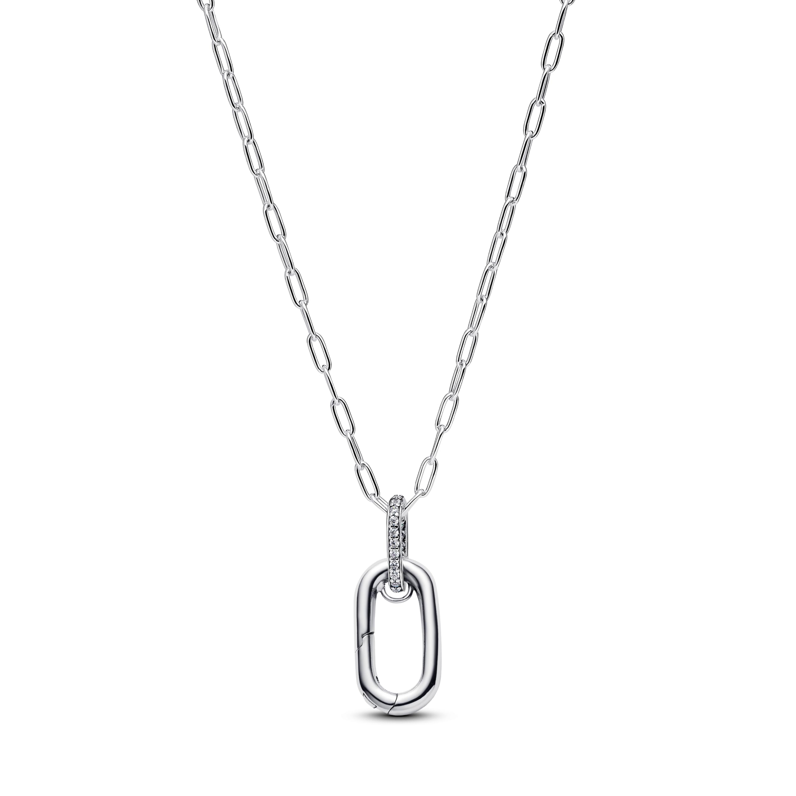 Pandora Anhänger-Halskette mit aufklappbarem Glied 394086C01-50 Damenhalskette
