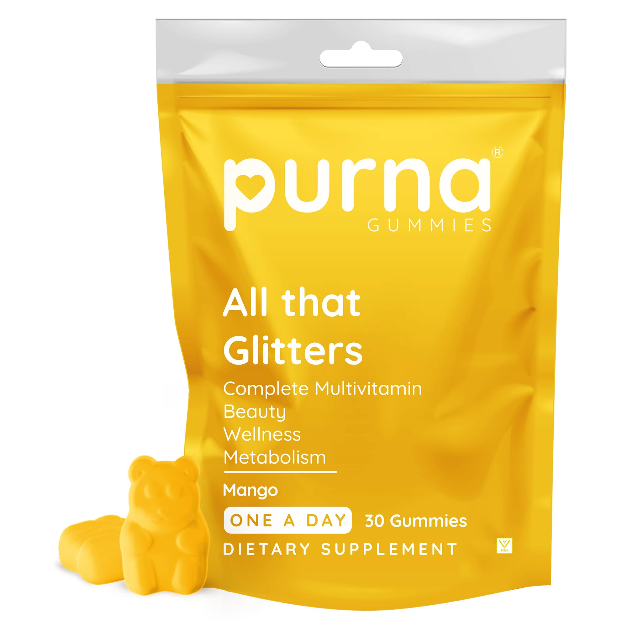 Purna Gummies Men & Womens Immunity Multivitamin Mango Gummies - Vitamins A, C, D, E, B12 (30) (B07Y1S49QR) Amazon Price History, Amazon Price Tracker