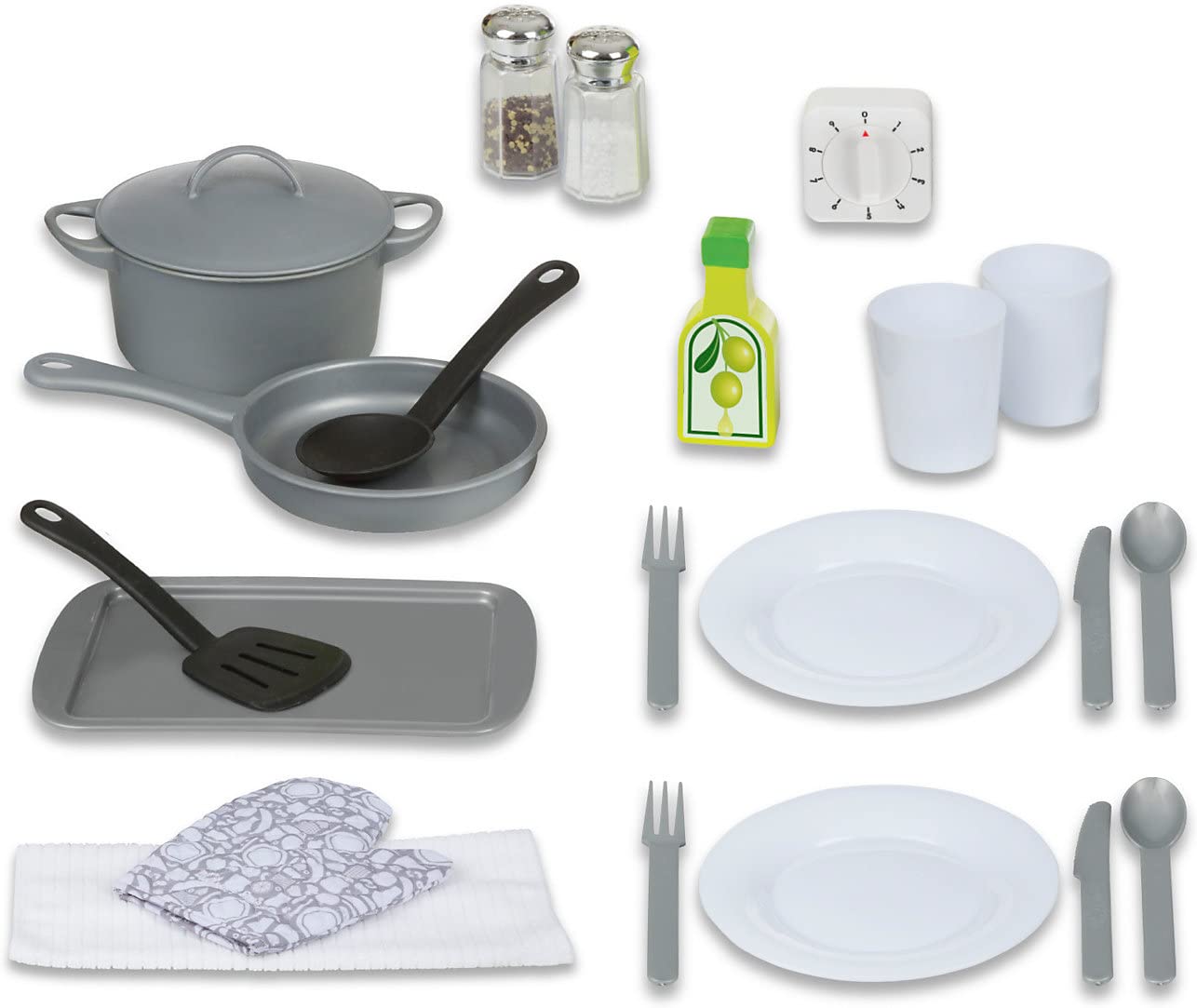 Melissa & Doug Kitchen Accessory Set  Play Set 3+ Gift for Boys and Girls