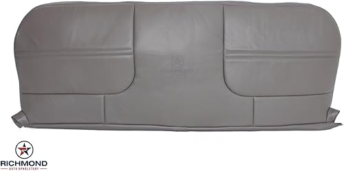 Miniatura 2 de Richmond Auto Upholstery - Funda de vinilo de repuesto para asiento superior e inferior, color gris, compatible con Ford F250 XL 1999-2001 camión de