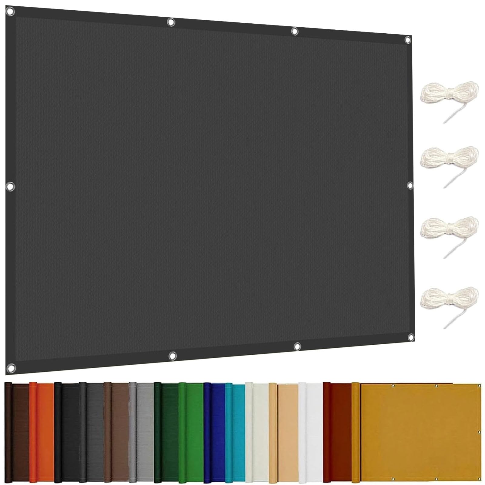 Voile d'ombrage rectangulaire pour créer un coin de fraîcheur sur la terrasse