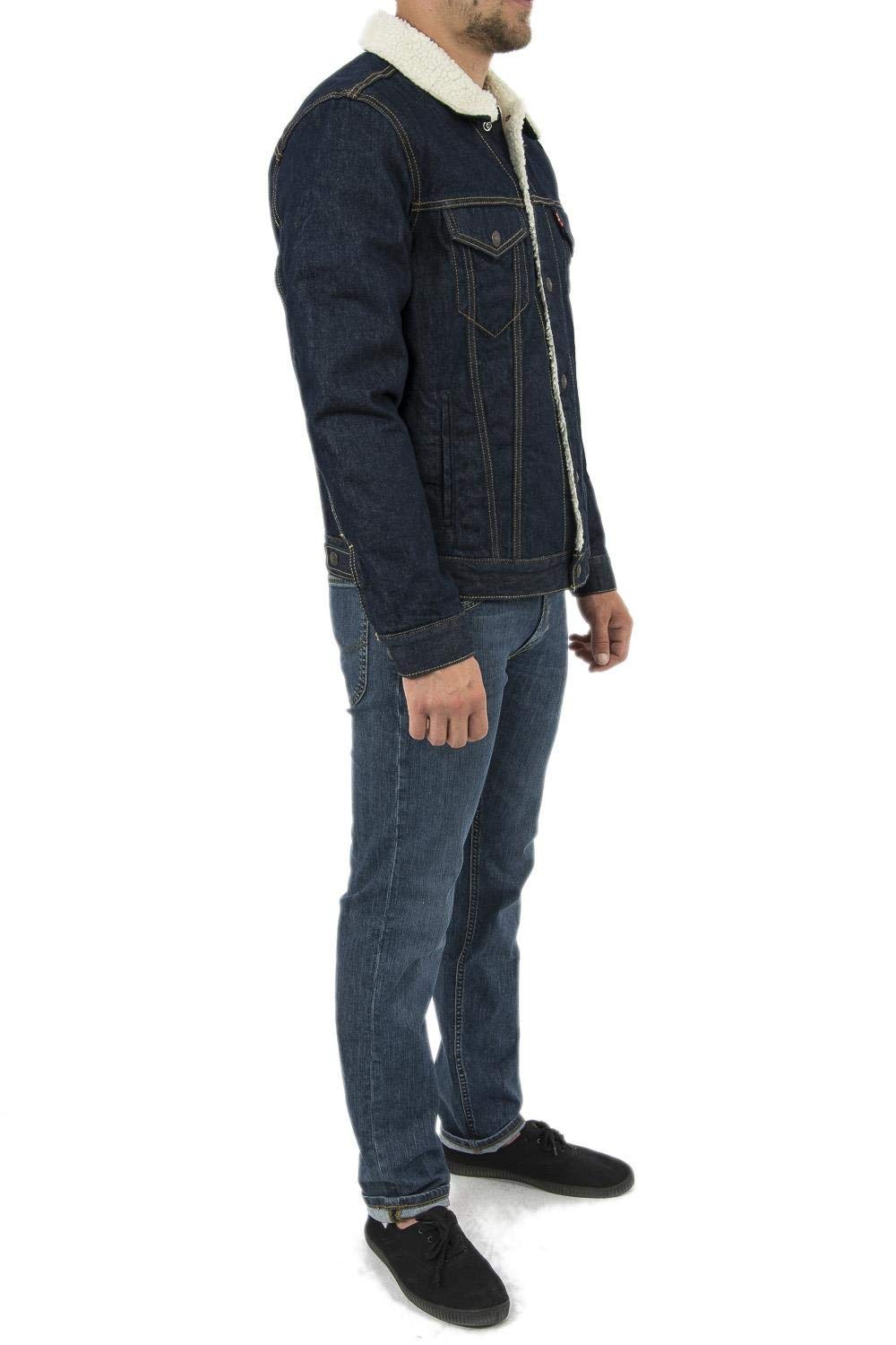 Levi's Type 3 Sherpa Trucker Chaqueta, Rockridge, S Hombre