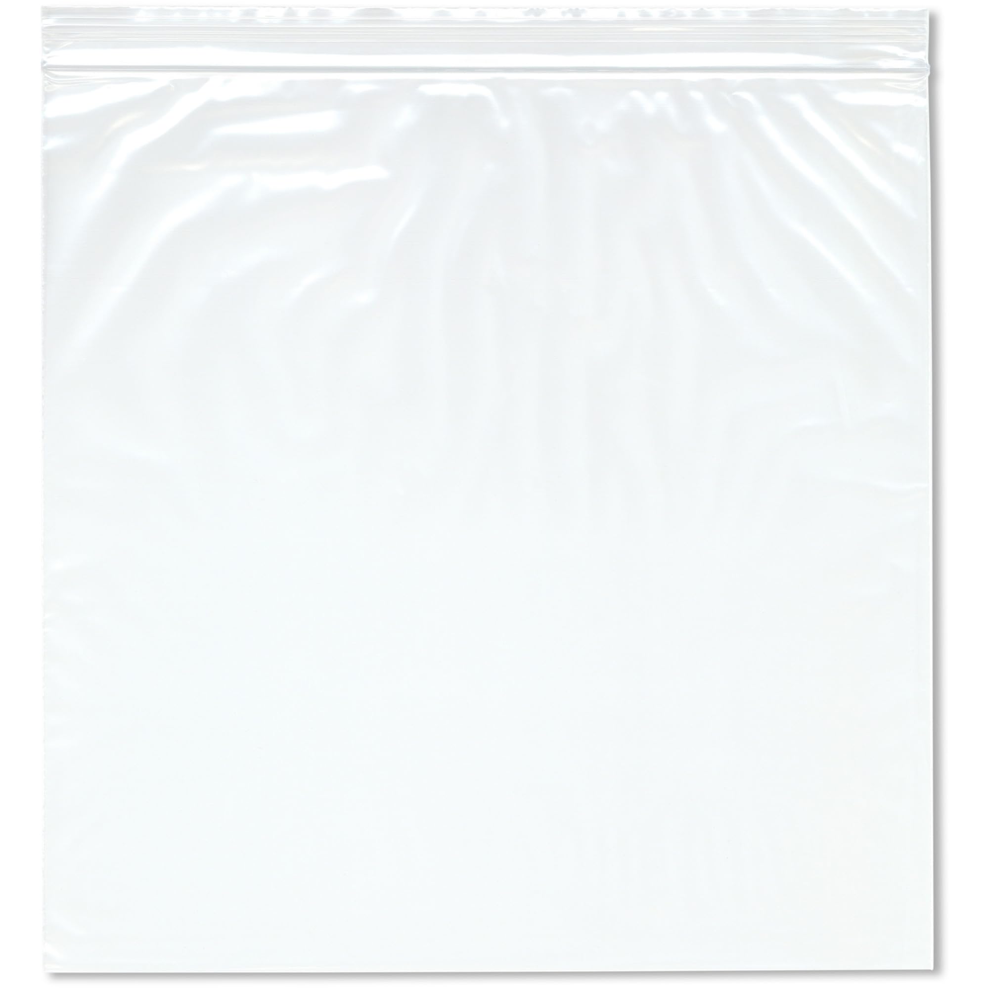 Sacs transparents zippés 28x28 cm Plymor pour rangement étanche lot de 200