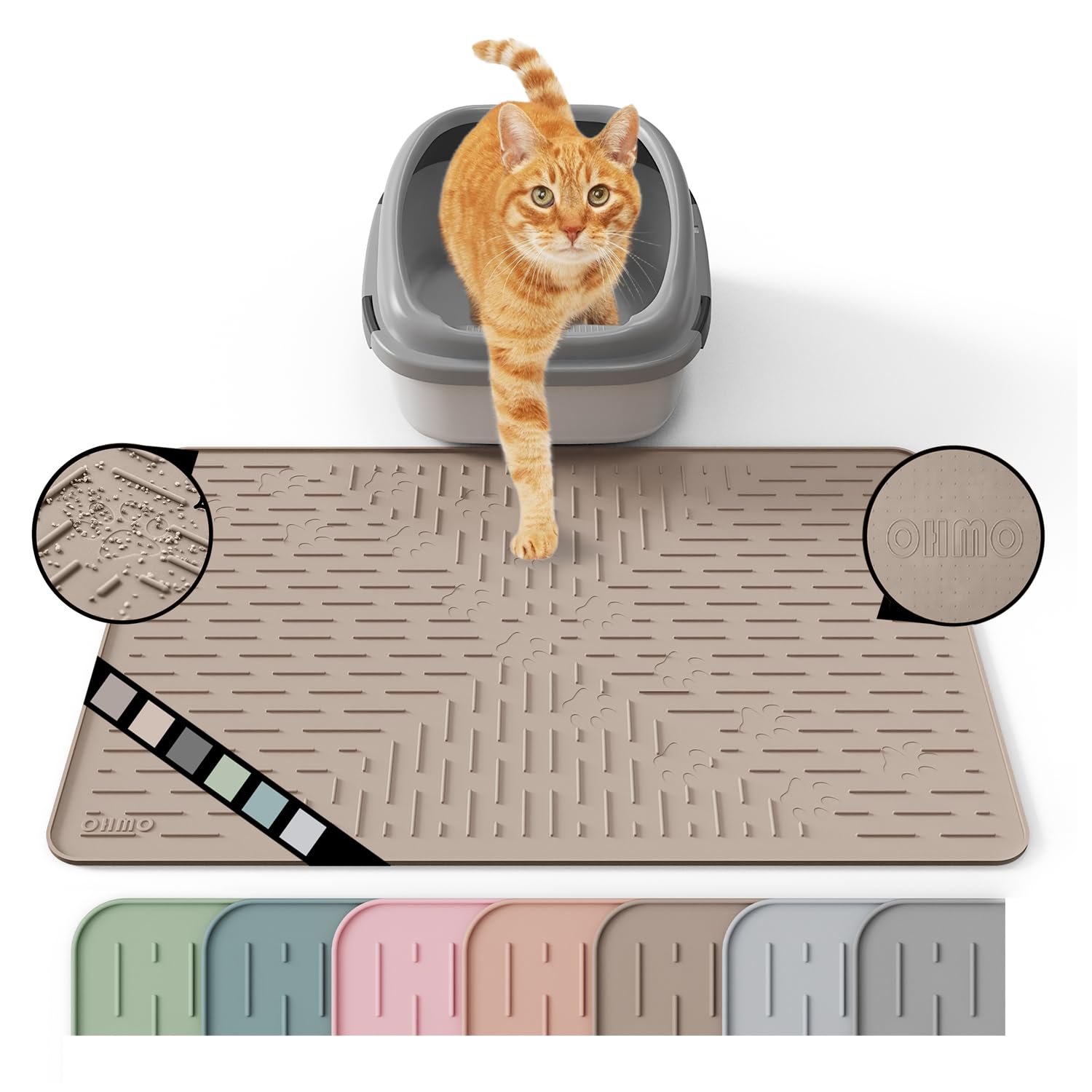 OHMO Cat Litter Mat Beige