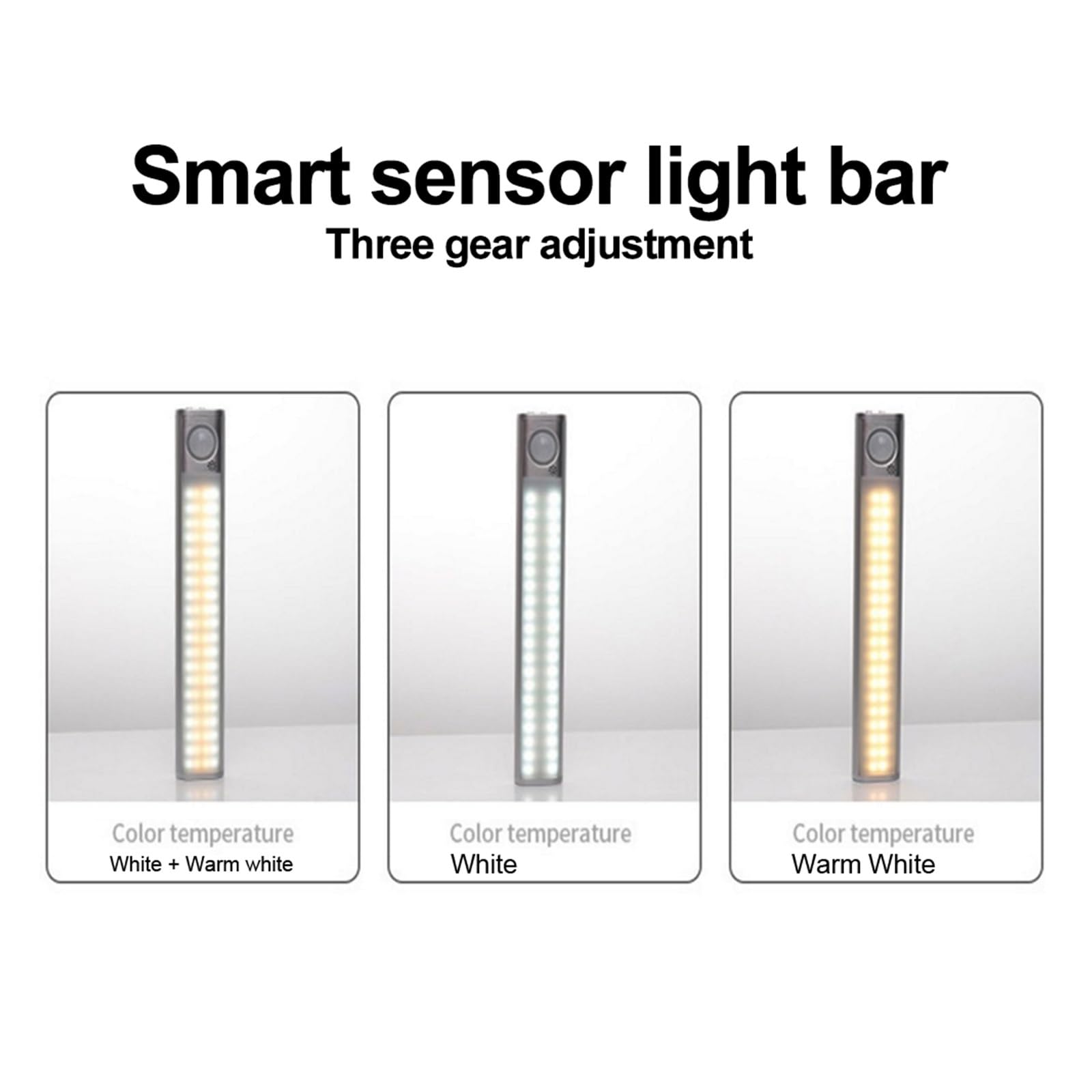 Unterschrank Leuchten 10/80/120/160 LED Bar Licht Motion Sensor Starre 5V Kleiderschrank Schrank Bett Lampe Unter Nachthimmel For Treppen(120LED CCT)