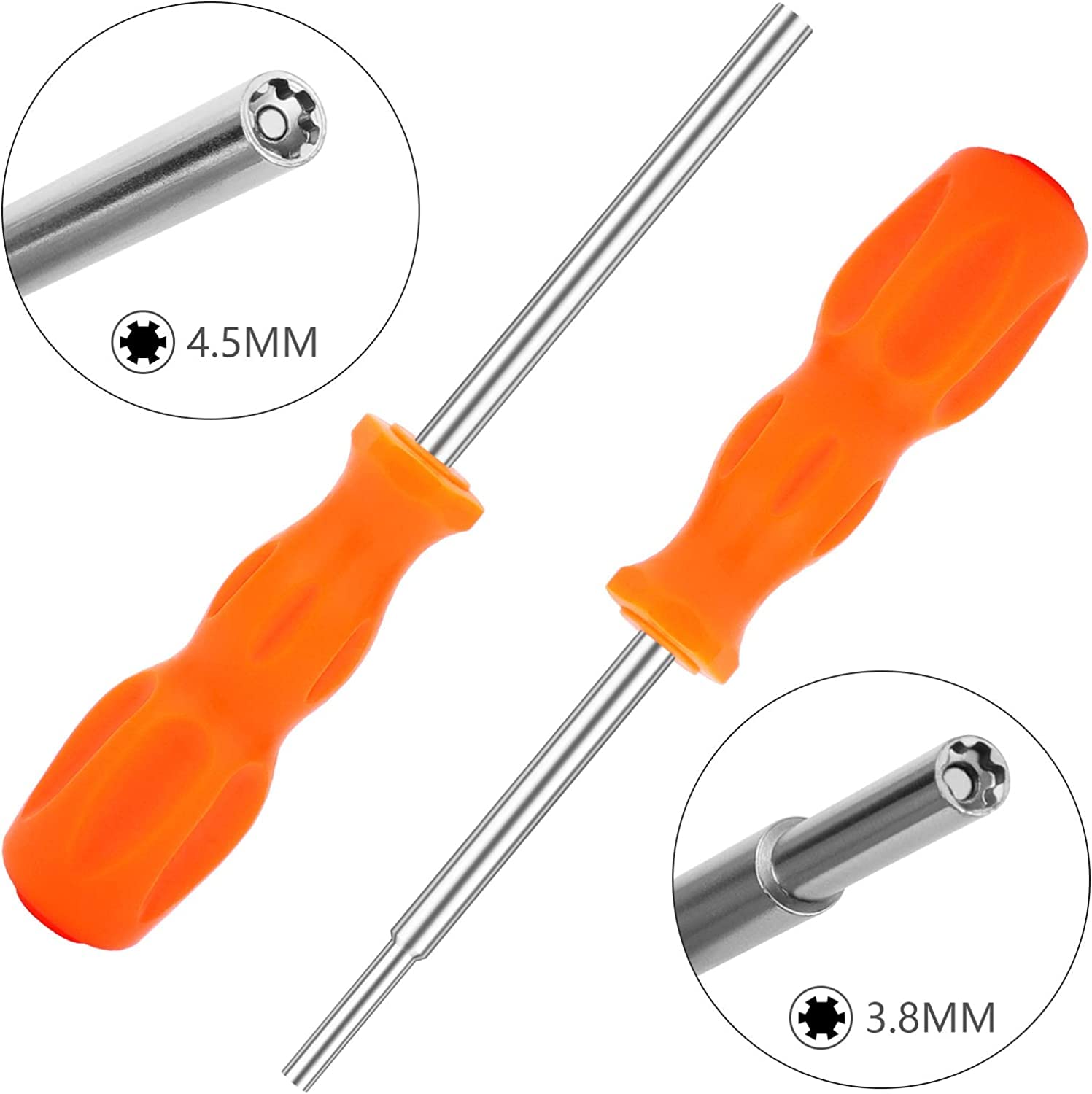 Okutani3 Pack Gamebit Security Screwdriver, 3.8mm and 4.5mm