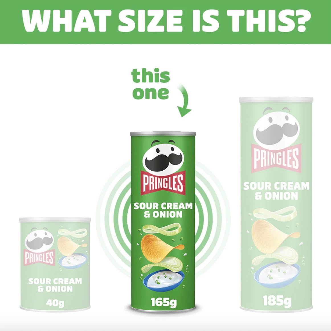 Pringles Chipsy Śmietanowo-Cebulowe, 200 g, 6-pak