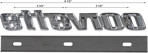 Miniatura 6 de Emblemas de letras de parachoques trasero Corvette de una pieza, insignias 3D, reemplazo tardío para 1976-1979 C3