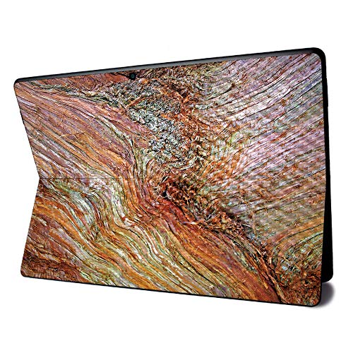 Image of MightySkins Carbon Fiber Skin for Microsoft Surface Pro X - Woodlands | Textured Carbon Fiber Finish | Easy to Apply, Remove, and Change Styles | Made in The USA