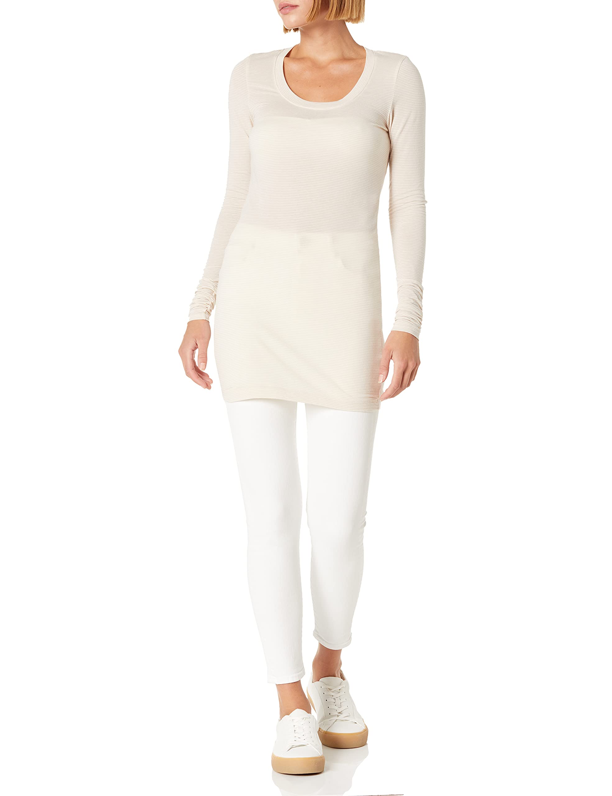 SplendidWomen's Cotton Modal Short Sleeve Round Collar T-Shirt